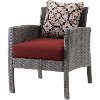 CHEL-6PC-RED Red 6 Piece Outdoor Patio Furniture Set - Chelsea -3