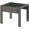 CHEL-6PC-RED Red 6 Piece Outdoor Patio Furniture Set - Chelsea -5