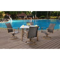 HERDN5PC-SQR Outdoor 5 Piece Dining Set - Hermosa