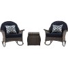 SMAR-3PC-NVY Outdoor 3 Piece Rocking Chat Set - San Marino-8