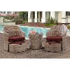 SEN-5PC-RED Outdoor 5 Piece Chat Set - Seneca -4