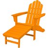 HVLNA15TA Outdoor Contoured Chair With Ottoman - Adirondack