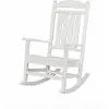 HVR100WH White Outdoor Porch Rocker - Rocker