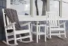 HVR100WH White Outdoor Porch Rocker - Rocker