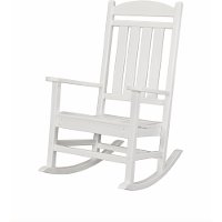 HVR100WH White Outdoor Porch Rocker - Rocker