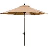 MONCHS4PC-SU Outdoor 4 Piece Chaise Lounge Set with Umbrella - Monaco -3