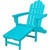 HVLNA15AR Outdoor Contoured Chair With Ottoman - Adirondack