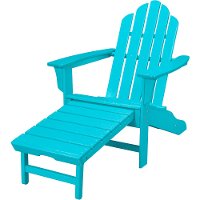 HVLNA15AR Outdoor Contoured Chair With Ottoman - Adirondack