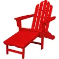 HVLNA15SR Outdoor Contoured Chair With Ottoman - Adirondack