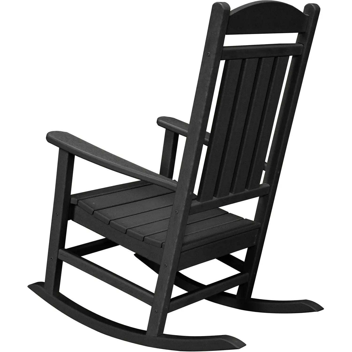 HVR100BL Black Outdoor Porch Rocker - Rocker-2