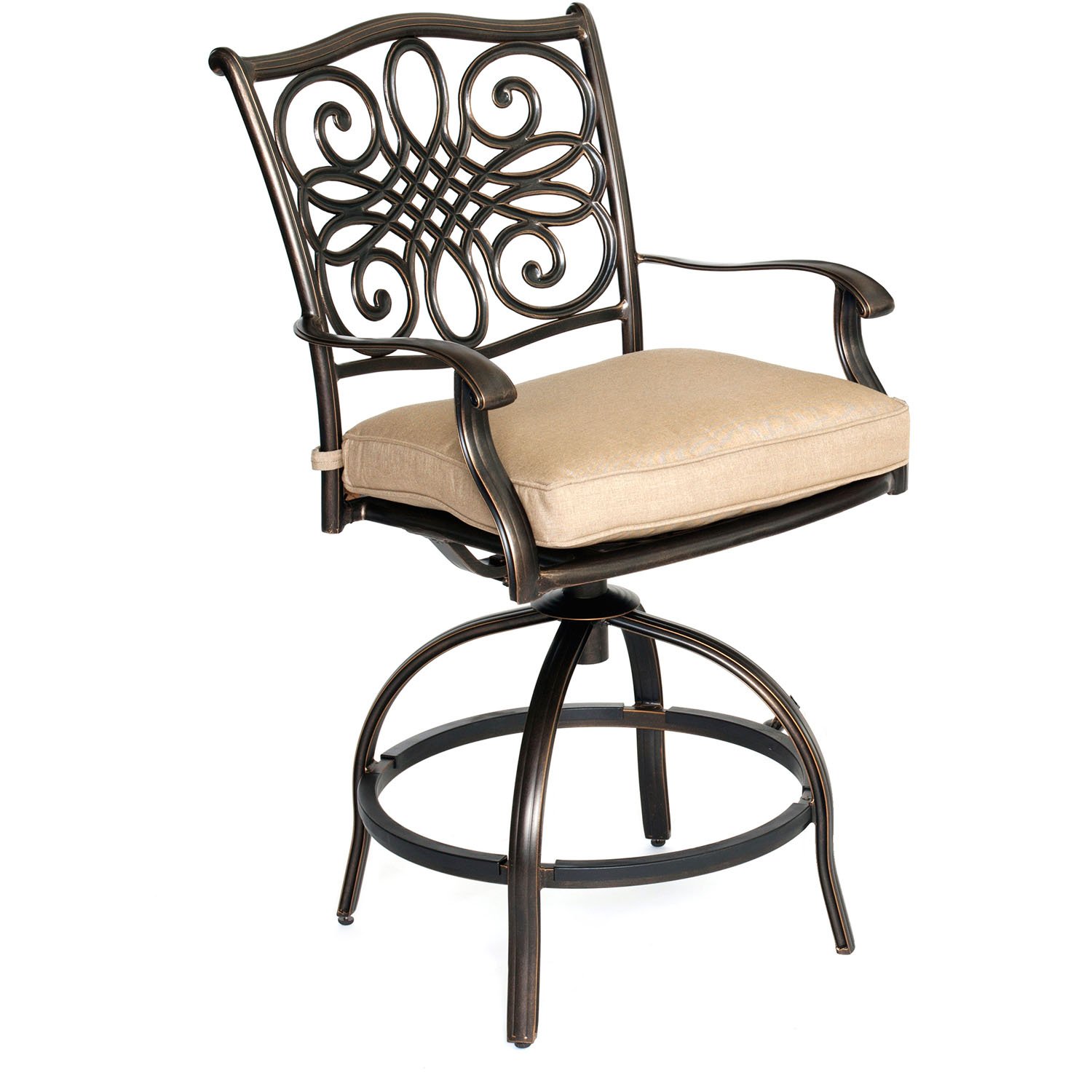 MONDN3PCSW-BR Outdoor 3 Piece High Dining Bistro Set - Monaco-2