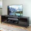 Black Extra Wide TV Stand (71 Inch) - Holland-2