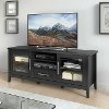 Black 60 Inch TV Stand - Jackson -2
