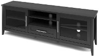 Black Extra Wide 70 Inch TV Stand - Jackson-3
