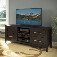 Espresso Brown Transitional 60 Inch TV Stand - Jackson -2