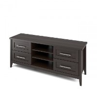 Espresso Brown Transitional 60 Inch TV Stand - Jackson -4