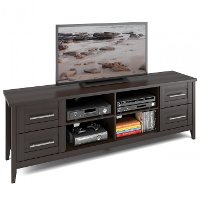 Black Transitional 70 Inch TV Stand - Jackson -2