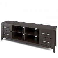 Black Transitional 70 Inch TV Stand - Jackson -3