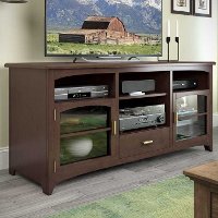 Dark Espresso Brown Transitional 60 Inch TV Stand - Carson