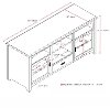 Dark Espresso TV Stand (60 Inch) - Carson-4
