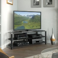 Black Corner TV Stand - Trinidad