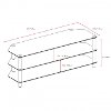 Black Corner TV Stand - Trinidad-4