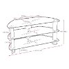 Black TV Stand - Laguna -5