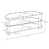 Black TV Stand - Laguna