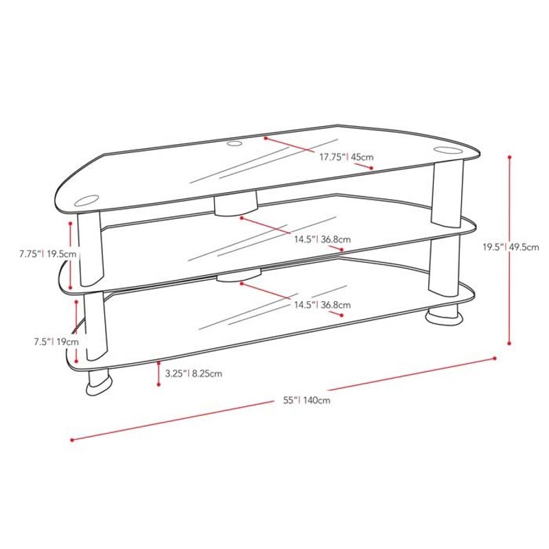Black Tv Stand Laa Rc Willey Furniture Black Tv Stand Laa