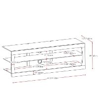 Black TV Stand - Santa Lana