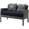 CHEL-6PC-NVY Navy 6 Piece Outdoor Patio Furniture Set - Chelsea -1