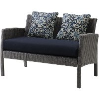 CHEL-6PC-NVY Outdoor Navy 6 Piece Patio Set - Chelsea