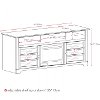 Mocha Black 60 Inch Fireplace TV Stand - West Lake -3