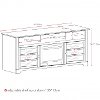 Dark Espresso Brown 60 inch Fireplace TV Stand - West Lake -1