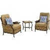 HUDSONSQ3PC Outdoor 3 Piece Lounge Set - Hudson Square -6