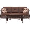 GRAMERCY4PC-BRN Outdoor 4 Piece Wicker Patio Seating - Gramercy -2