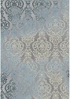 5 x 7 Medium Gray and Blue Rug - Thelma
