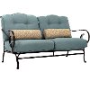OCEANA6PC-TL-BLU Outdoor Blue 6 Piece Patio Set W/Coffee Table - Oceana