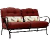 OCEANA6PC-TL-RED Outdoor Red 6 Piece Patio Set W/ Coffee Table - Oceana