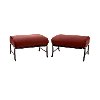 OCEANA6PC-TL-RED Outdoor Red 6 Piece Patio Set W/ Coffee Table - Oceana -3