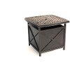 TRADUMBTBL Outdoor Cast-Top Side Table & Umbrella Stand - Traditions