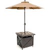 TRADUMBTBL Outdoor Cast-Top Side Table & Umbrella Stand - Traditions-3