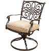 TRADITIONS3PCSW Tan and Brown 3 Piece Outdoor Patio Dining Set - Traditions-3