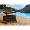 HAN-BARCART Hanover Outdoor Bar Cart