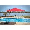 CANTILEVER-RED Outdoor Red Umbrella - Cantilever -3