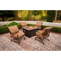 SUMMRNGHT5PC Brown 5 Piece Outdoor Fire Pit Set - Summer Nights-7