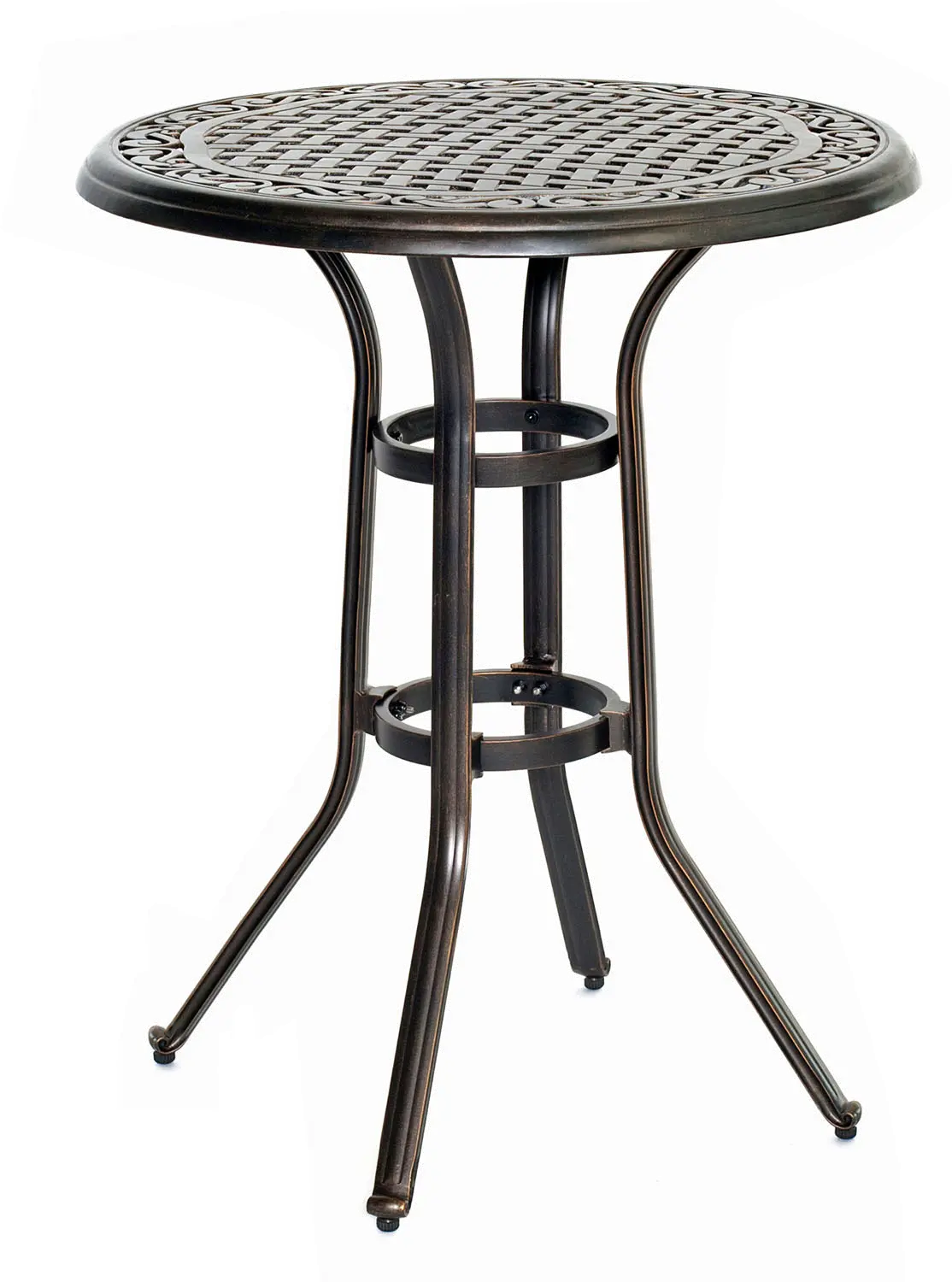 TRADDN3PCSW-BR Outdoor 3 Piece High Dining Bistro Set - Traditions-7