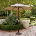 TRADITIONSUMB Outdoor Tan Umbrella - Traditions