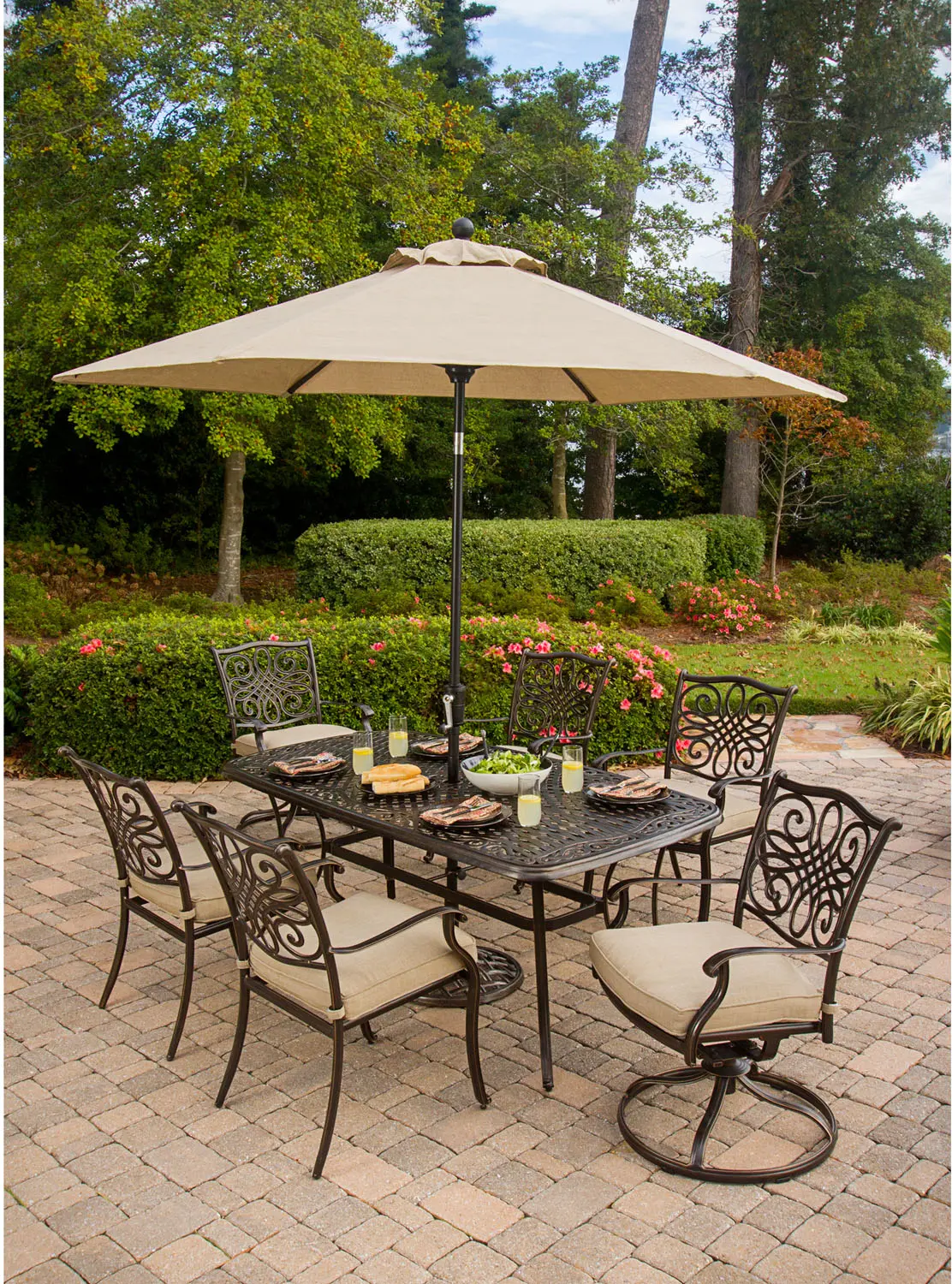 TRADITIONSUMB Outdoor Tan Umbrella - Traditions-4