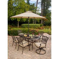 TRADITIONSUMB Outdoor Tan Umbrella - Traditions-4